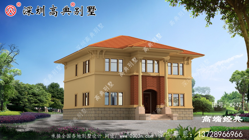鄉下自建二層房設計圖紙