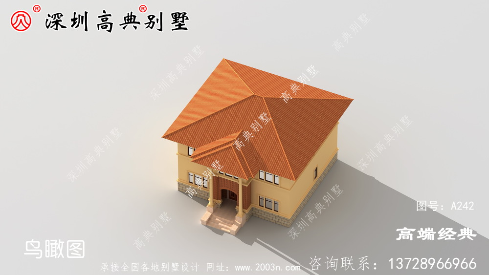鄉下自建二層房設計圖紙