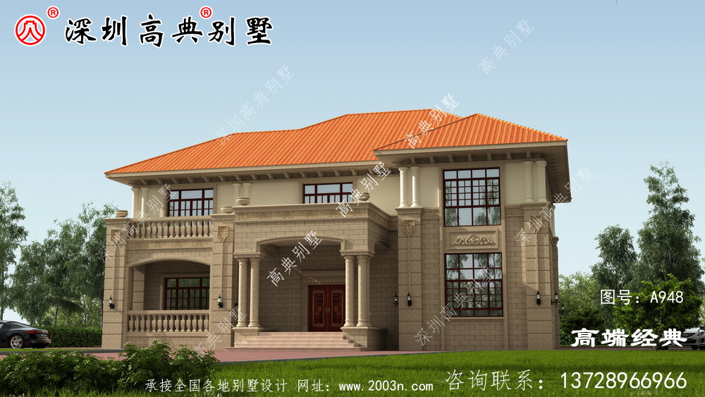 鄉下自建二層房設計圖紙及效果圖