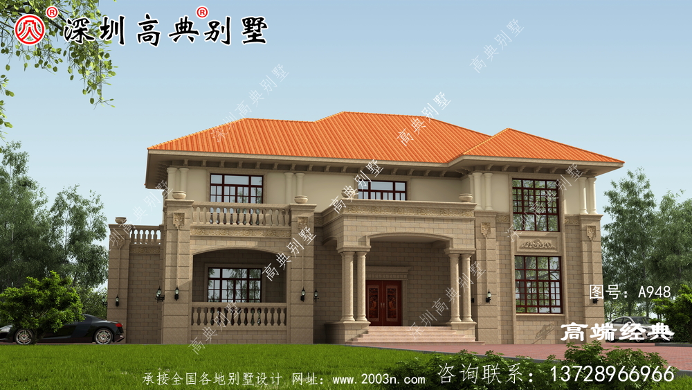 鄉下自建二層房設計圖紙及效果圖