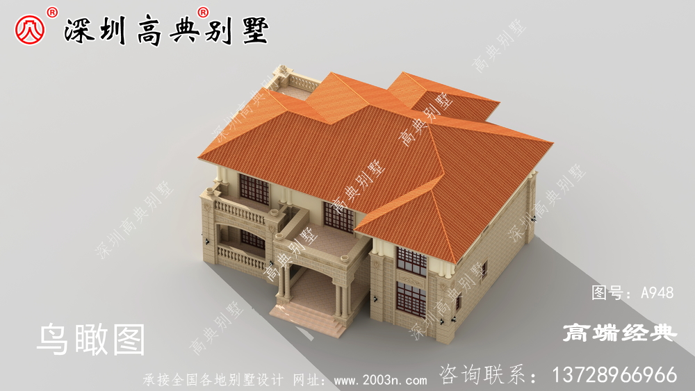鄉下自建二層房設計圖紙及效果圖