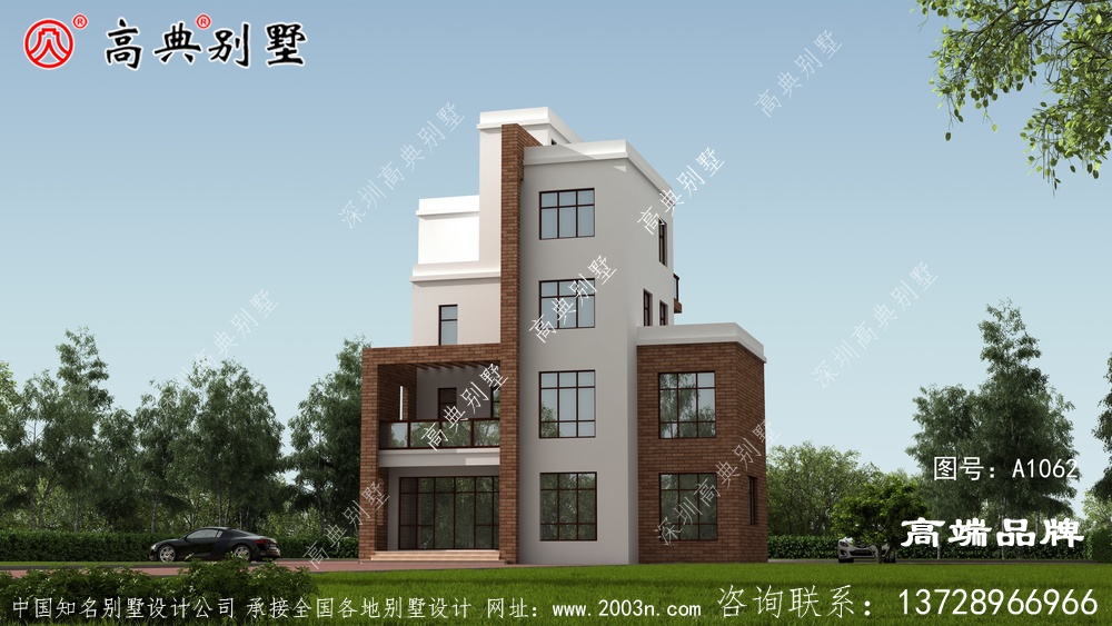 誰還建規格齊整的別墅呢？選擇都是建這樣的款式
