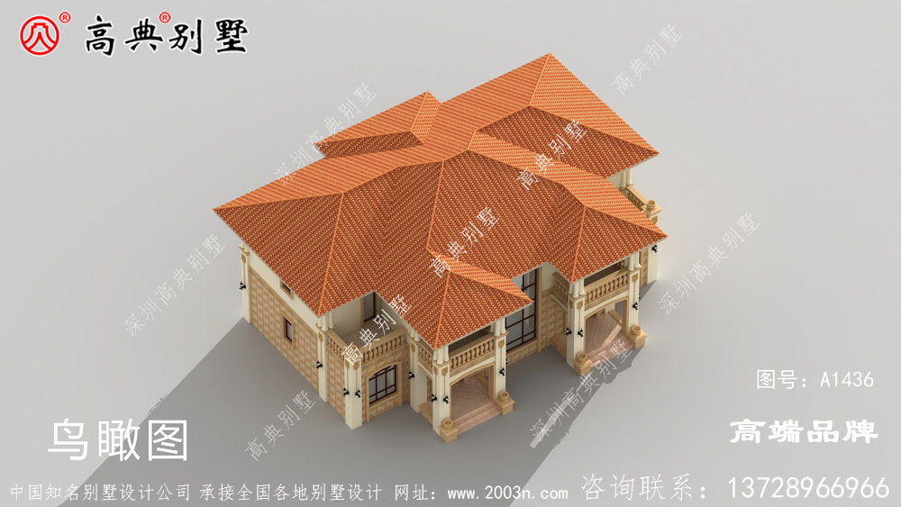 兄弟一起建雙拼別墅，父母看了樂呵呵