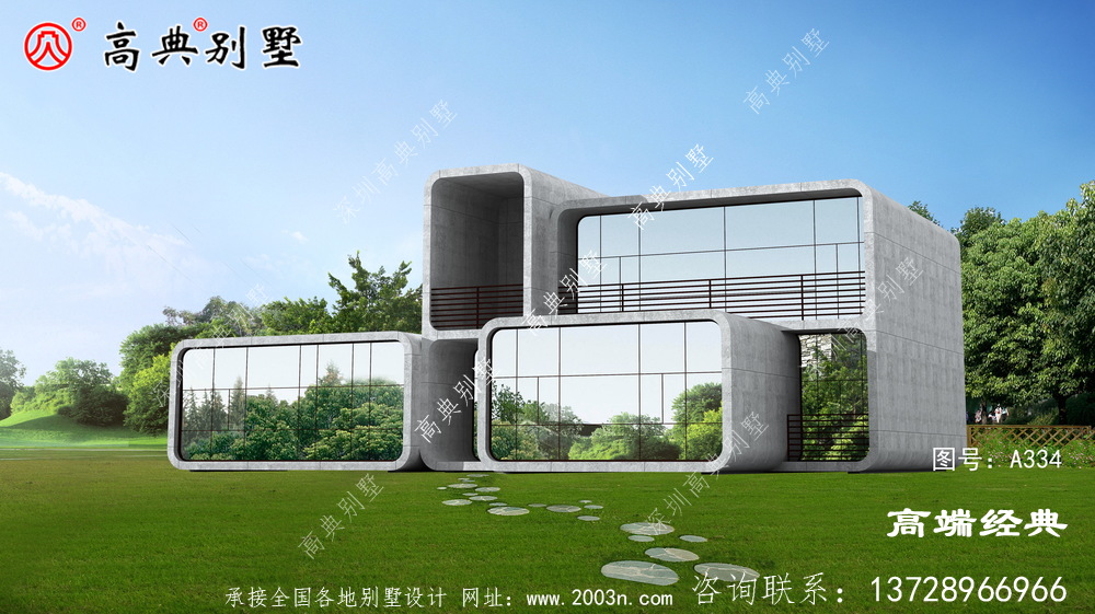 現(xiàn)代兩層戶型圖，滿滿的都市科技氛圍