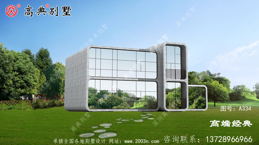 現(xiàn)代兩層戶型圖，滿滿的都市科技氛圍