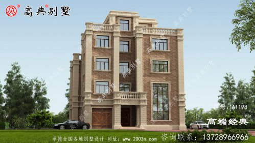 農(nóng)村自建別墅的設(shè)計(jì)方案，歐式風(fēng)格，帶堂屋、