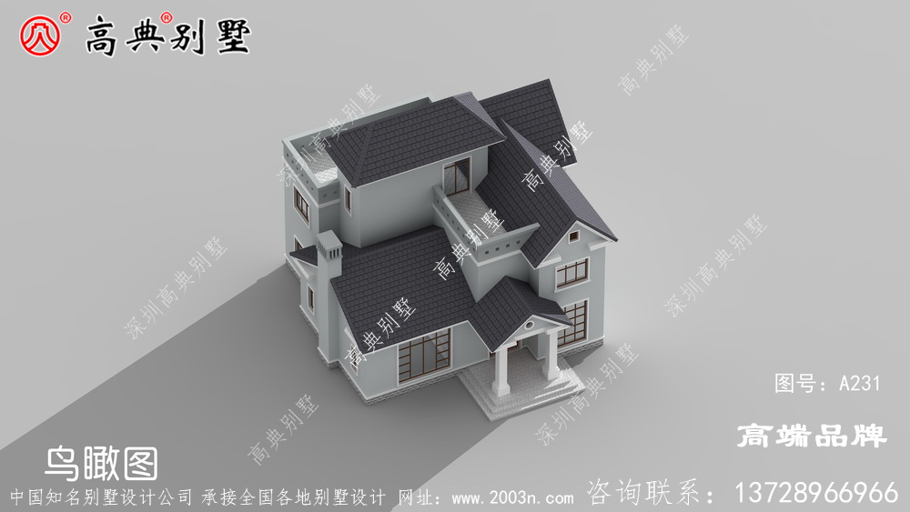 兩層別墅簡約的細節處理，經典又大氣