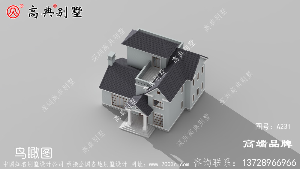 兩層別墅簡約的細節處理，經典又大氣